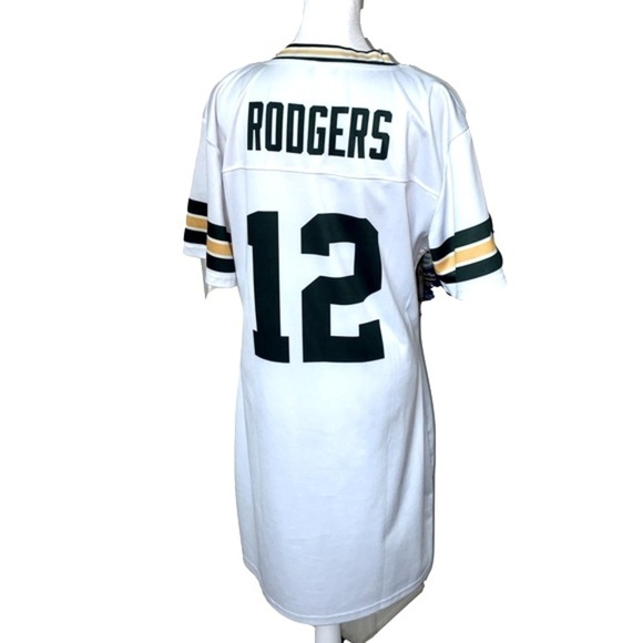 Green Bay Packers Women’s Sexy Jersey Dress - #12 Rodgers Size 3X / US 16 - Picture 3 of 8